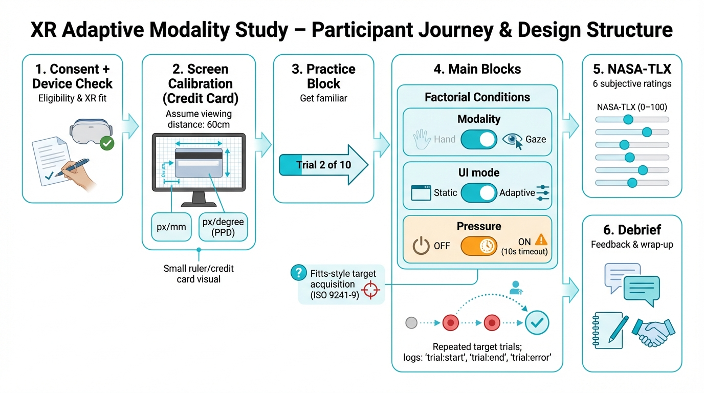 Participant Journey & Design Structure diagram